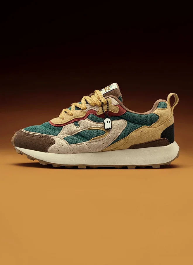 The Souled Store Men Trailz Colourblocked Low Top Sneakers