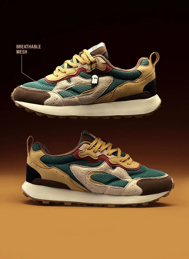 The Souled Store  The Souled Store Men Trailz Colourblocked Low Top Sneakers  | Best Price UAE
