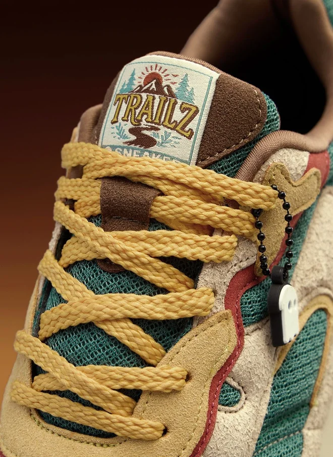 The Souled Store  The Souled Store Men Trailz Colourblocked Low Top Sneakers  | Best Price UAE