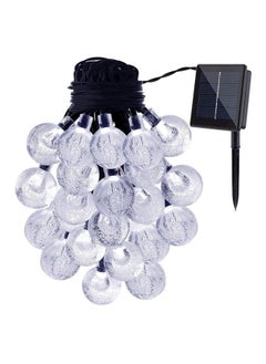 30 مصباح LED خارجي يعمل بالطاقة الشمسية باللون الأبيض