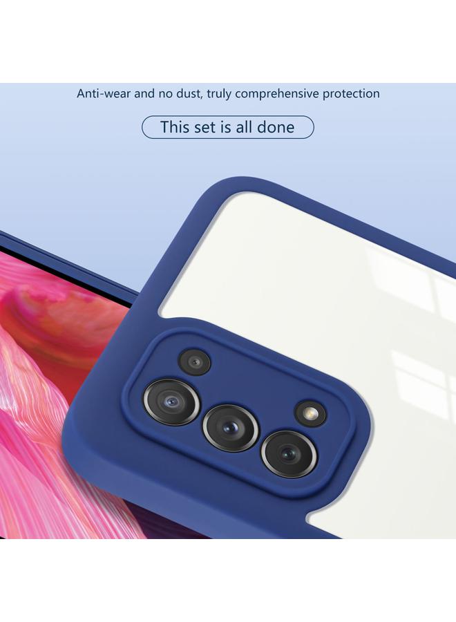 اس-توب جراب لهاتف OPPO A74 5G مصنوع من الأكريليك والبولي يوريثان الحراري، بتغطية كاملة 360 درجة - Image 4