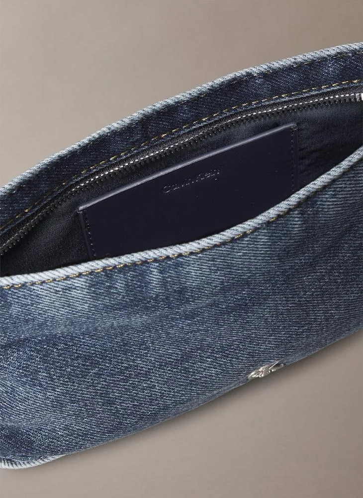 Calvin Klein Jeans Logo Denim Shoulder Bag