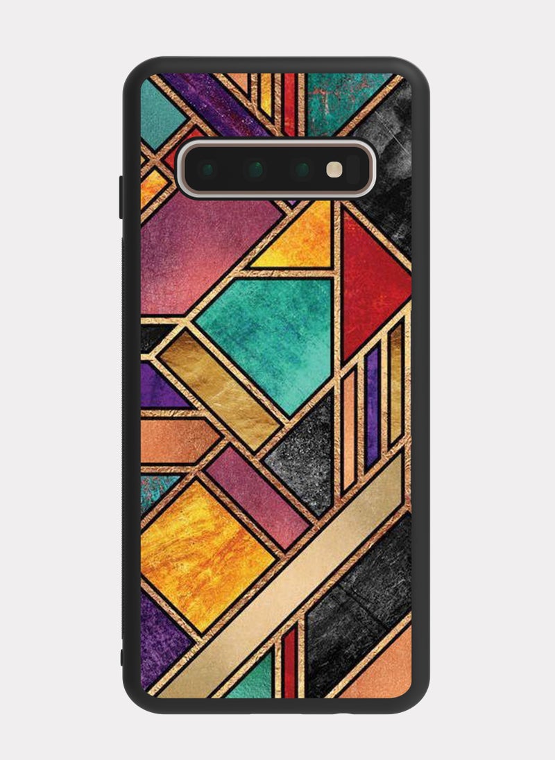 PXLAAT Samsung Galaxy S10 Plus case cover Colorful Pattern - Image 1