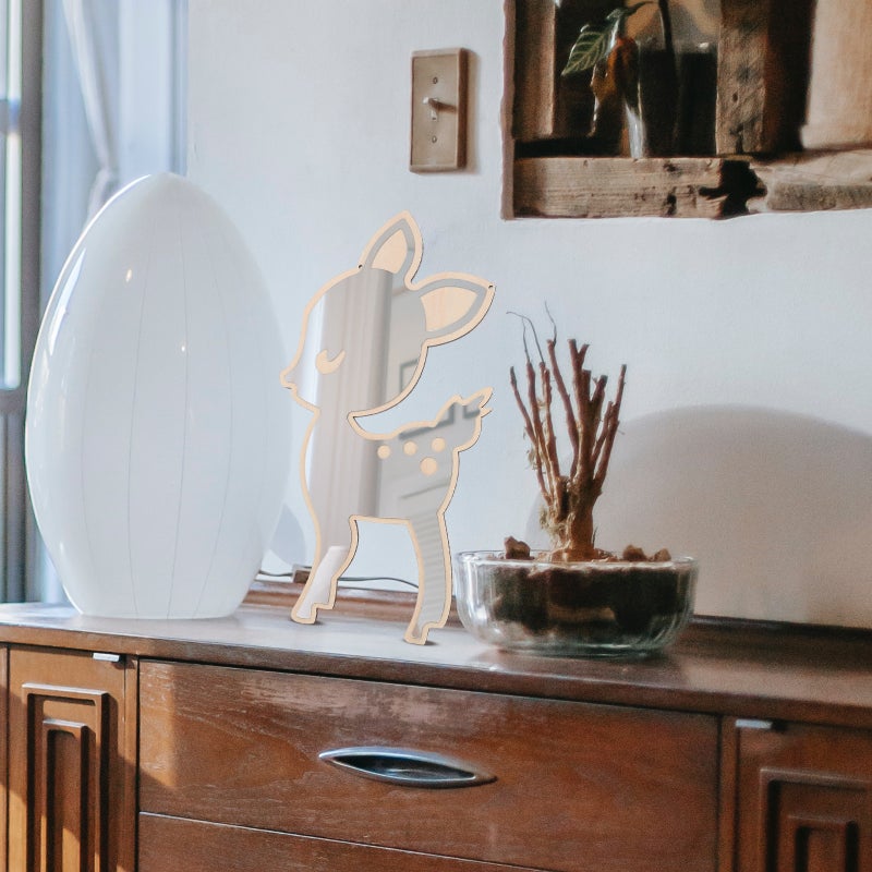 Nordic Style Mirror Household Hanging Mirror Decorative Makeup Mirror Adorn - Image 3