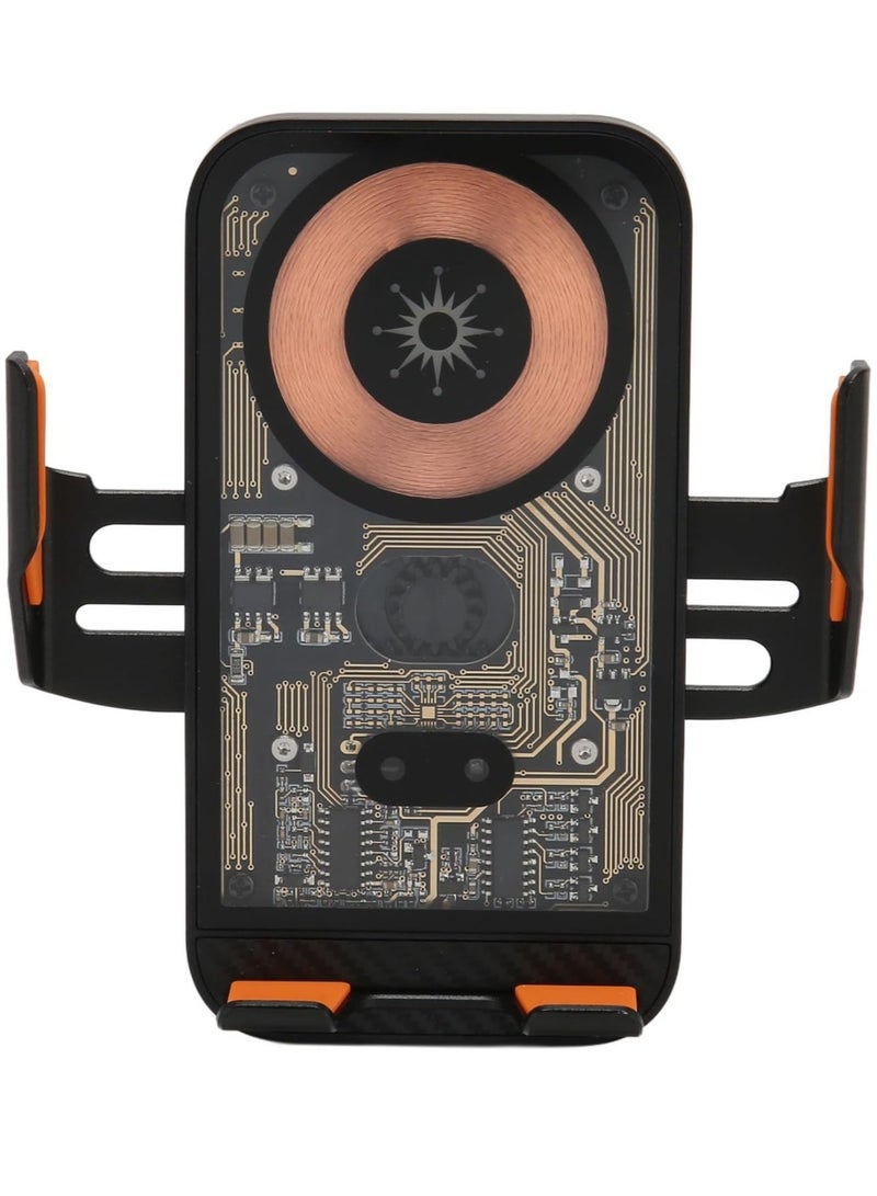 ELTRAZONE Wireless Car Charger Mount, 15W Fast Charging Auto Clamping Car Charger Phone Mount Phone Holder fit for iPhone 14 13 12 11 Pro Max Xs, Galaxy S23 Ultra S22 S21 S20 etc (C10) - Image 2