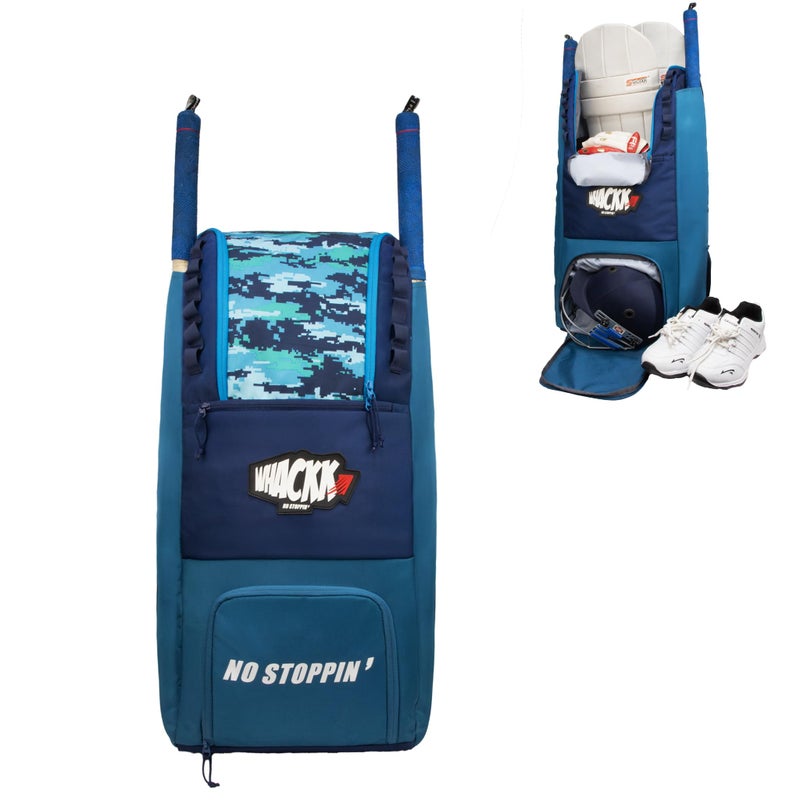 WHACKK Hammond 73L Unisex Cricket Kit Bag|Adult Size|2 Bat|Shoe/Helmet Pocket|Main Compartment 20" Leg Pad|2 Bottle Holder|Easy Access Pocket|Player Edition Senior - Image 5