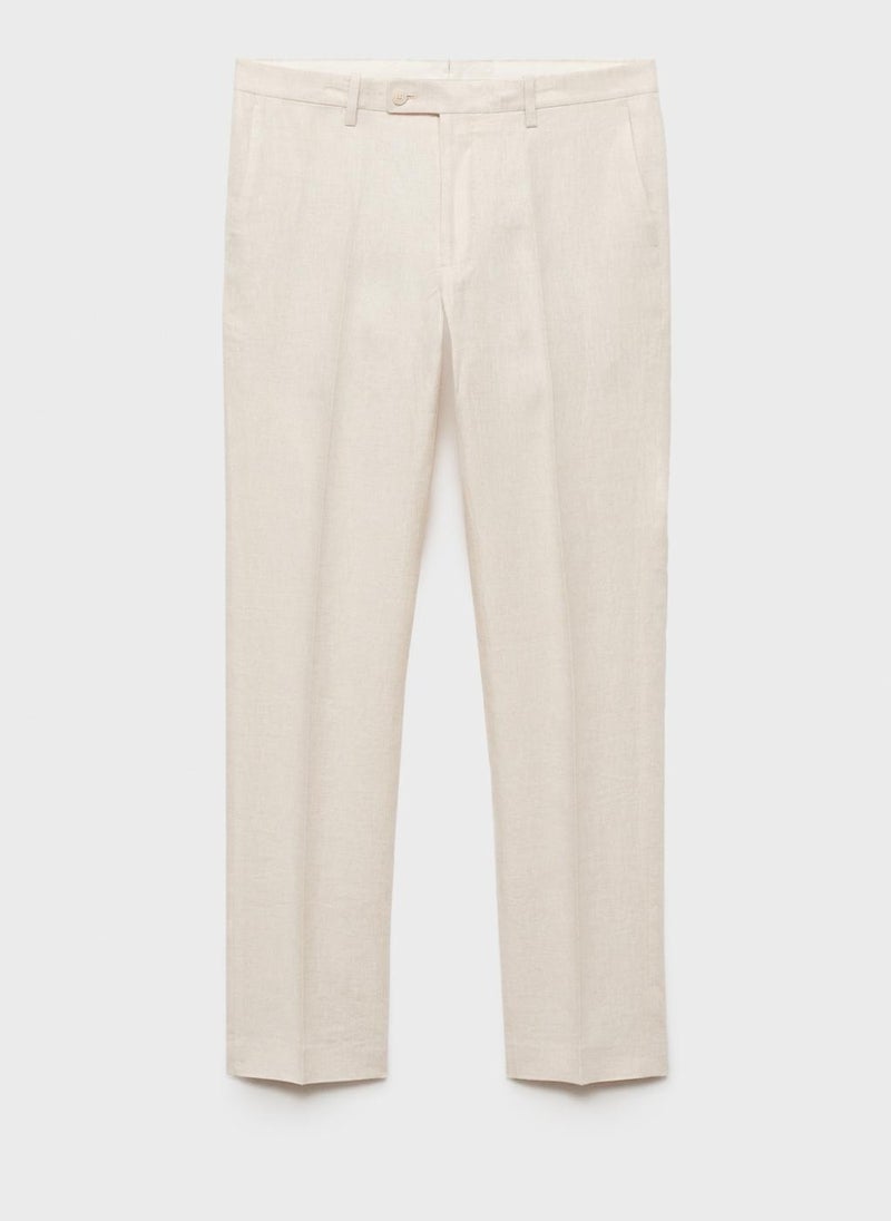 Mango Man Casual Slim-Fit Pants  - Image 5