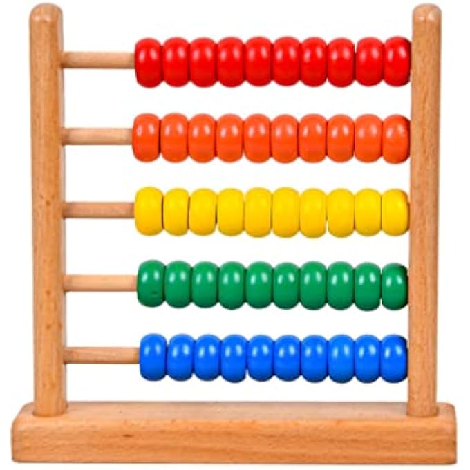 CLASSIC WOODEN ABACUS EDUCATIONAL COUNTING TOY TODDLER MATHEMATICS TOY BEADS GAME DEVELOPMENTAL TOY WOODEN BEADS FOR KIDS PRESCHOOL CHILDREN KINDERGARTEN - Image 2