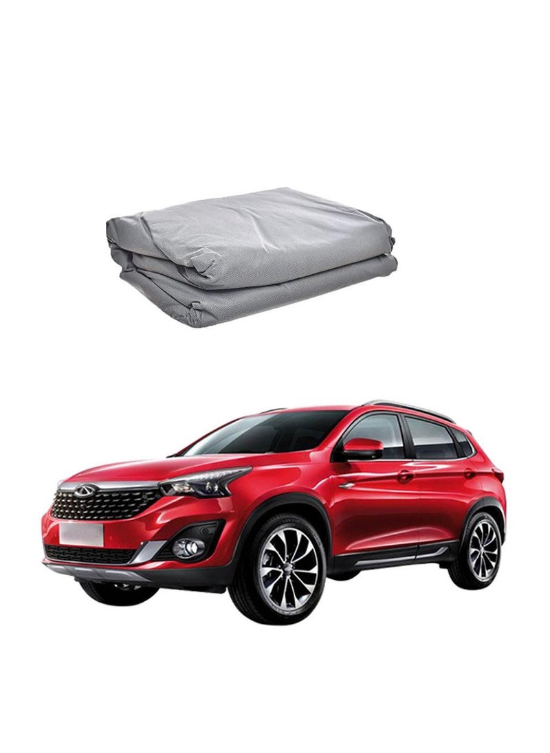 Generic - Chery Tiggo 7 Car Protection Cover Features Mesh VI Cover Water Proof Reverse Light Fauvor Lighted Elastic Tie Down Cover Padded with Inner Layer Cotton - Image 1