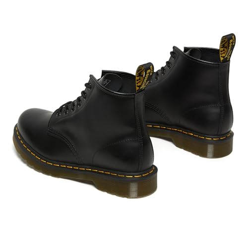 Dr Martens Dr. Martens 101, Unisex Fashion Boot, Black Smooth, 6 UK - Image 4