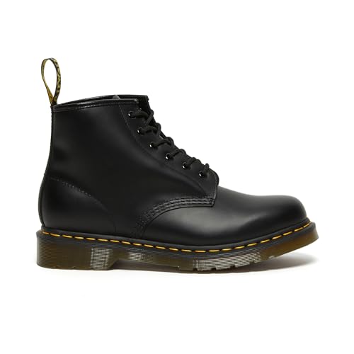 Dr Martens Dr. Martens 101, Unisex Fashion Boot, Black Smooth, 6 UK - Image 5