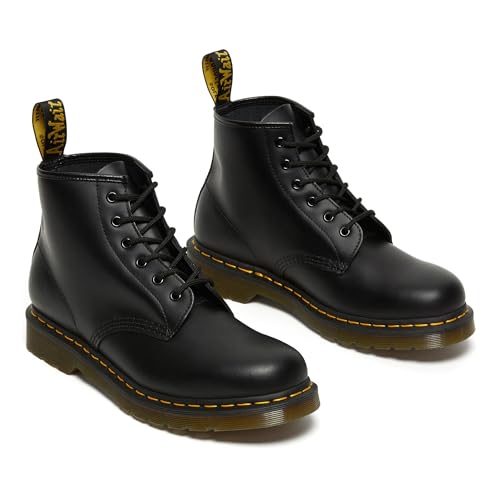 Dr Martens Dr. Martens 101, Unisex Fashion Boot, Black Smooth, 6 UK - Image 3