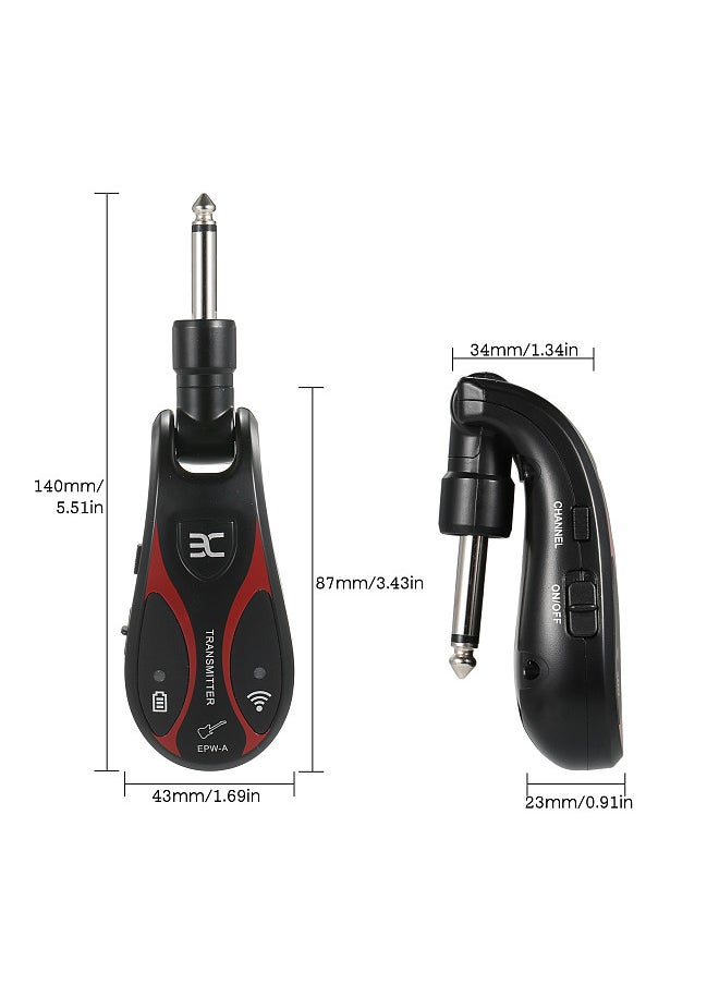 Eno ENO EPW-A Guitar Wireless System Rechargeable Audio Transmitter and Receiver UHF 6.35mm Plug  - Image 4
