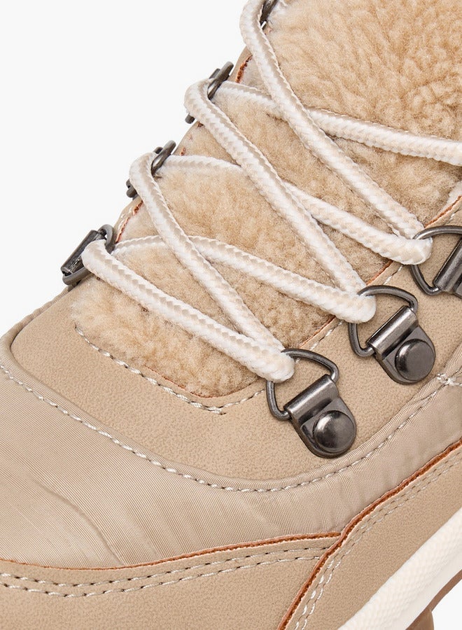 جونيورز أحذية برقبة عالية بقصة جريئة وسحاب إغلاق - Image 4