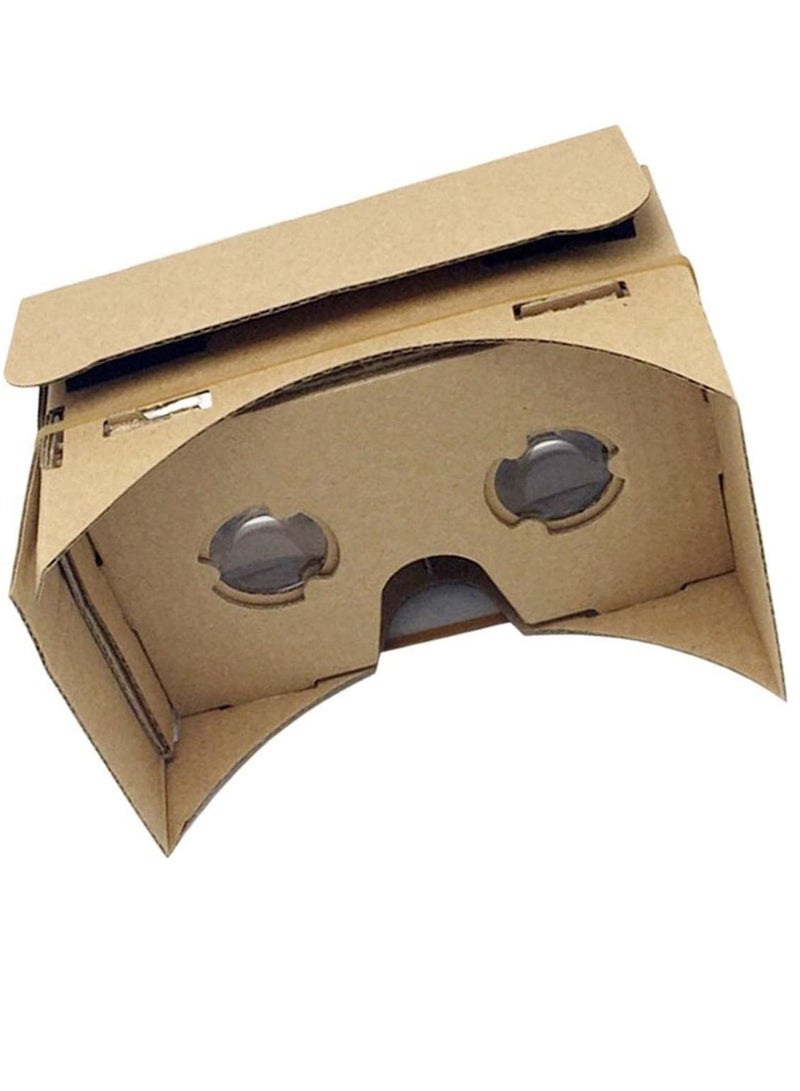 Ntech Google Cardboard, Virtual Real Store 3D VR Headsets DIY Virtual Reality Box Glasses for All 4-6 Inch Smartphones - Image 1