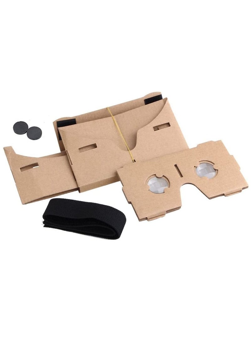 Ntech Google Cardboard, Virtual Real Store 3D VR Headsets DIY Virtual Reality Box Glasses for All 4-6 Inch Smartphones - Image 5