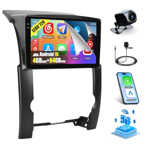 Roinvou 4+64G Android 15 Radio for Kia Sorento 2009 2010 2011 2012 (Auto A/C), 10.1" Incell Touchscreen for Sorento Car Stereo Wireless CarPlay/Android Auto, 5GHz WiFi, Bluetooth 5.0, DSP, EQ, GPS, 1280 * 720 - Image 1