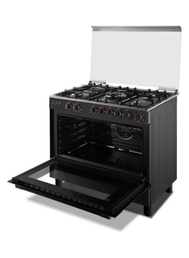 Toshiba Free Standing Burner Gas Cooker TBA-36LMG5G089KS Black Silver - Image 3