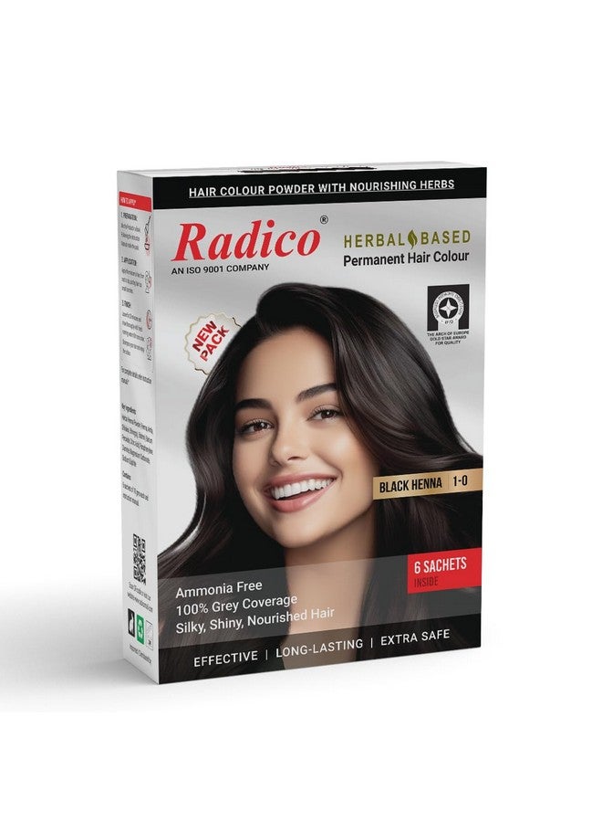 Radico Herbal Henna Black Hair Colur | Pack of 5 - Image 2