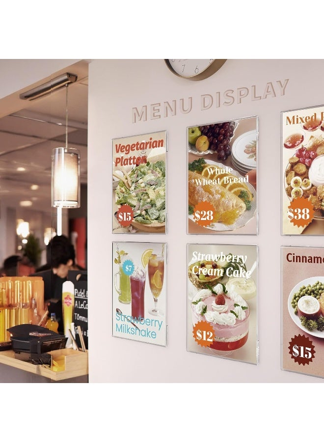 TPGP 30 Pack Clear Acrylic Wall Mount 8.5X11 Sign Holder - Image 5