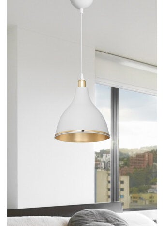 Ag Light Design - White Pendant Chandelier Living Room Kitchen Hallway Bedroom Lamp - Image 1