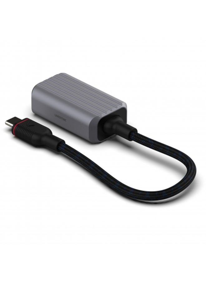 Unisynk USB-C TO HDMI ADAPTER 4K60HZ GREY,   1x HDMI (4K@60Hz or fullHD@60Hz)  - Image 3