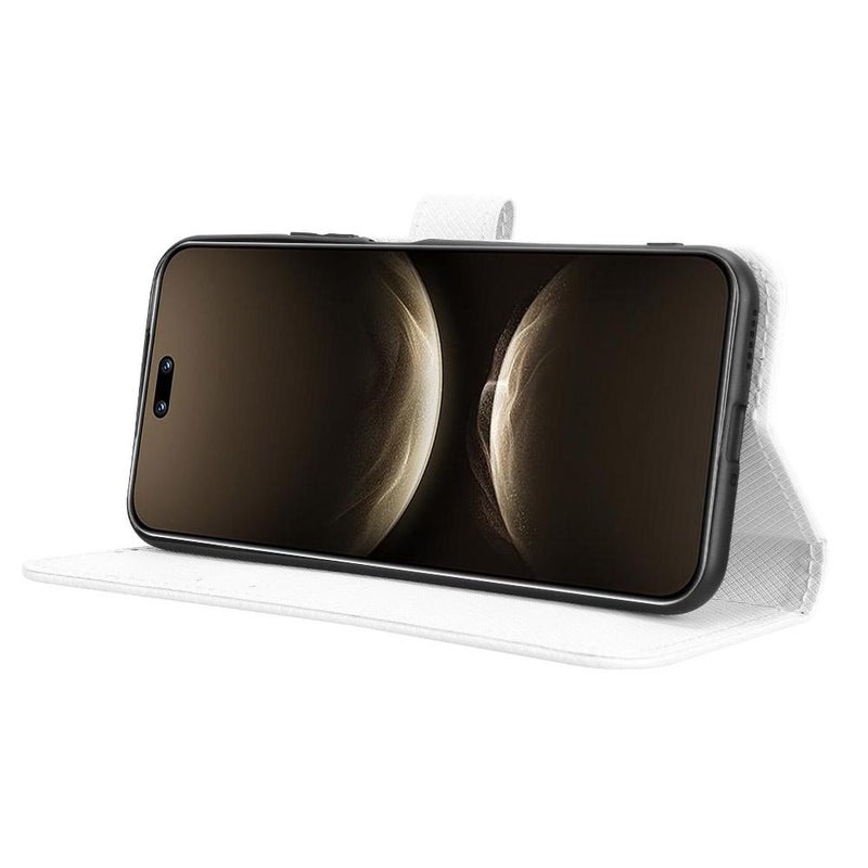 erorex For Huawei nova 14 Pro 5G Diamond Texture Leather Phone Case(White) - Image 5