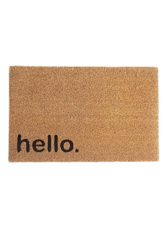 Orchid Orchid Hello Printed Coir Doormat 40x60 cm  - Image 1
