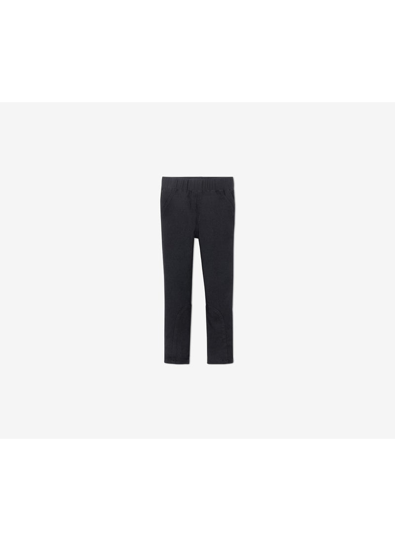Tchibo Toddler Girls Stretch Pants, Black  - Image 2