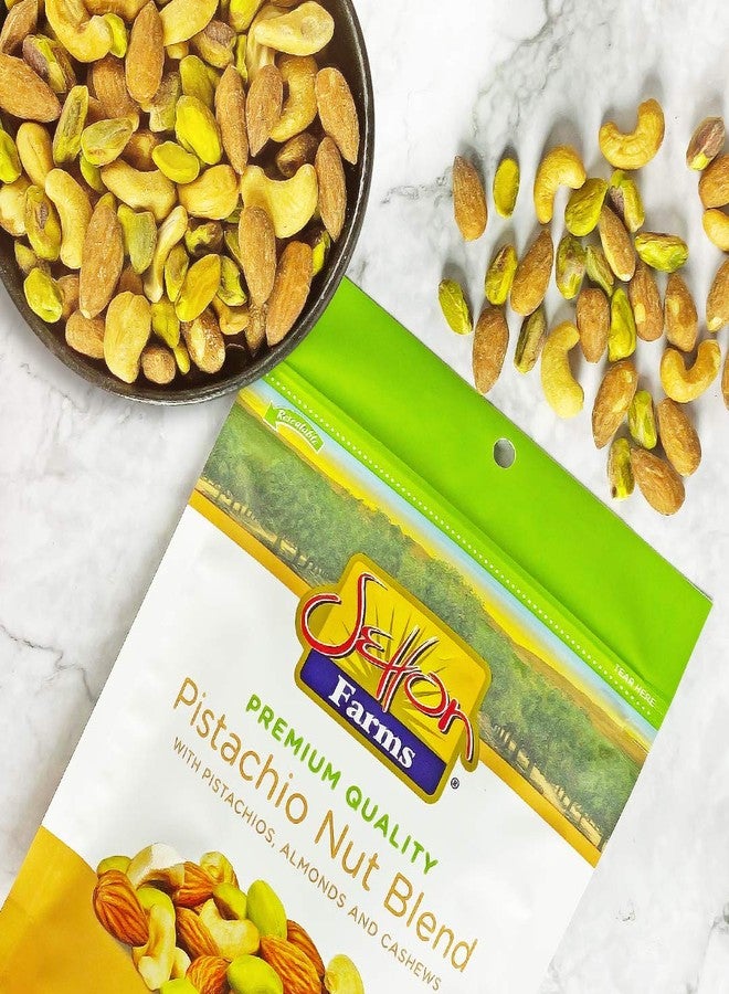 Setton Farms Pistachio Nut Blend Value Bag with Almonds, Pistachios and Cashews, 8 oz Resealable Pouch - Image 5