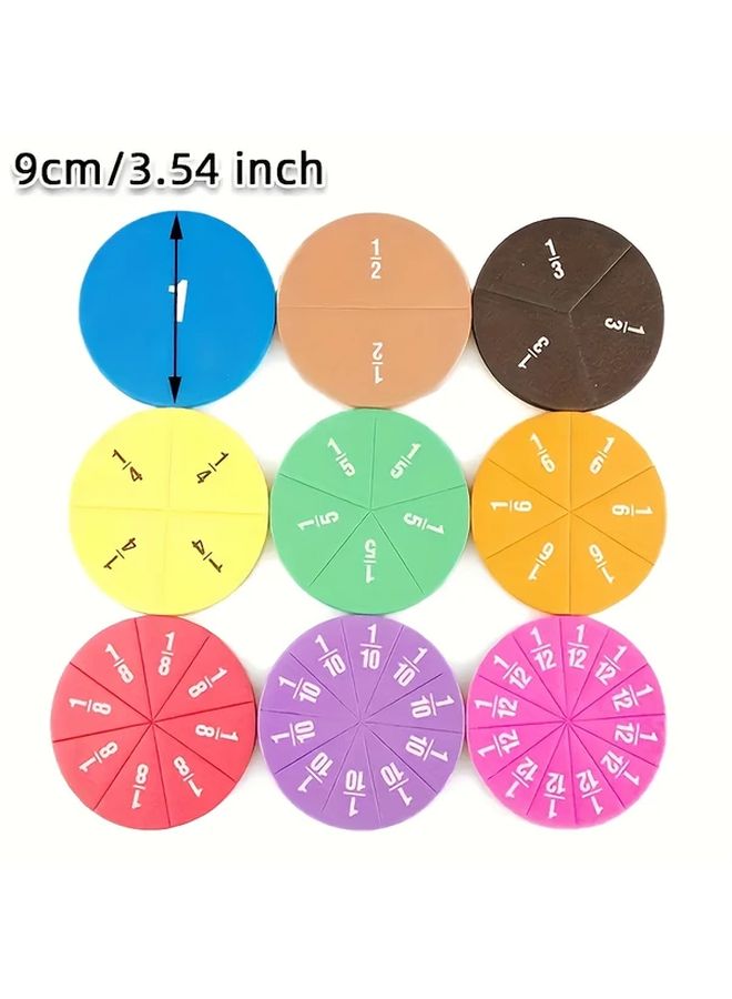 9pcs Random Color EVA Math Teaching Tools Addition Subtraction Demonstration Aid - Image 3
