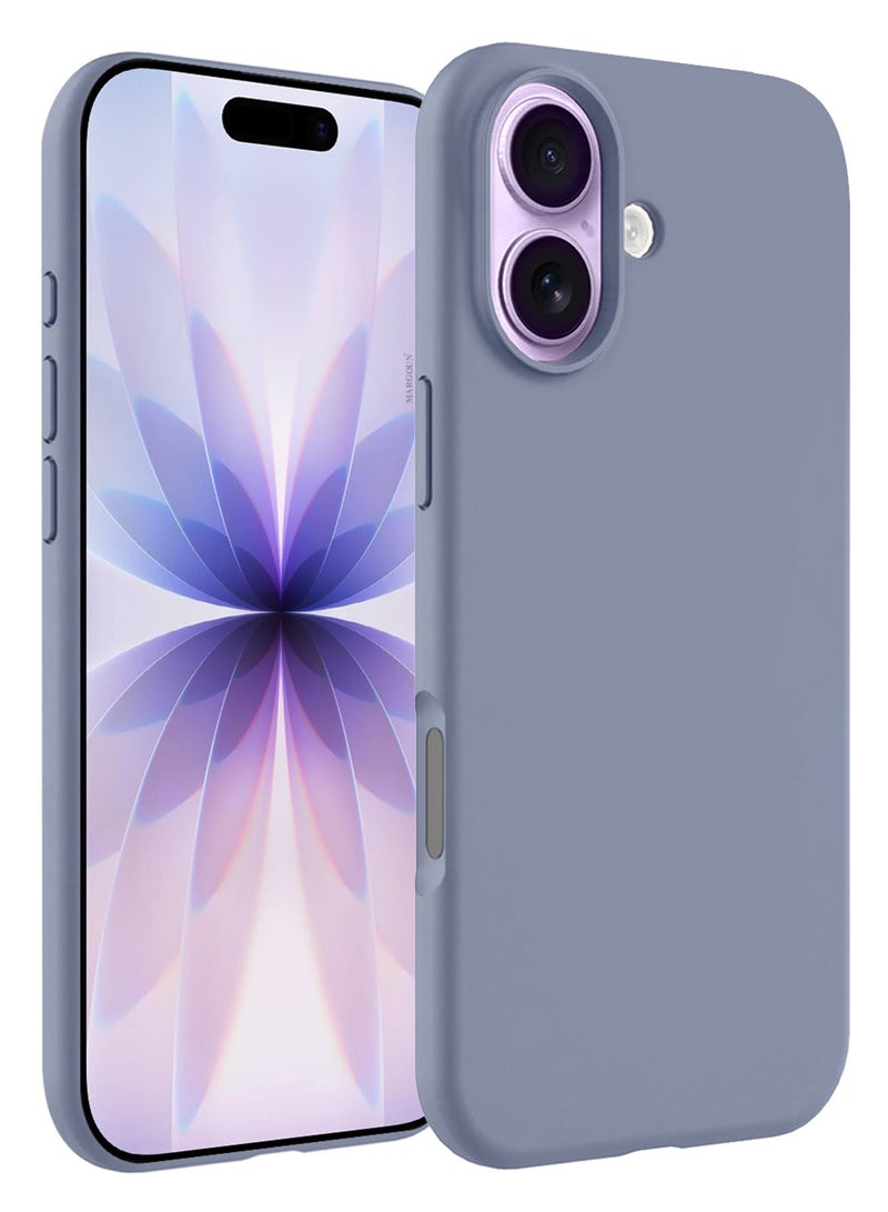 Silicone Protective Phone Case for iPhone 17 - Soft Anti-Scratch Microfiber Lining Ultra Slim Drop Protection Phone Cover - Pastel Purple - Image 2