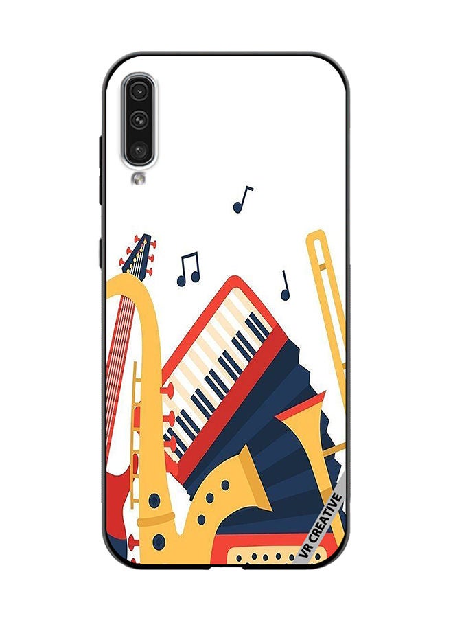 VR CREATIVE Protective Case Cover For Samsung Galaxy A70/A70s Music Instruments Design Multicolour - Image 1