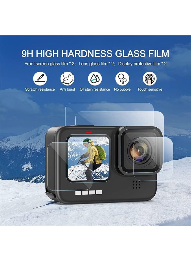 X-level - Screen Protector and Silicone Case for GoPro Hero 13 Black,Protective Case with Lanyard and 6 Pcs Tempered Glass Screen Lens Protector and Lens Cover Cap, Replacement Side Door - Image 1
