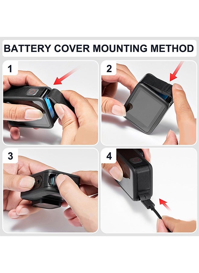 X-level - Screen Protector and Silicone Case for GoPro Hero 13 Black,Protective Case with Lanyard and 6 Pcs Tempered Glass Screen Lens Protector and Lens Cover Cap, Replacement Side Door - Image 1