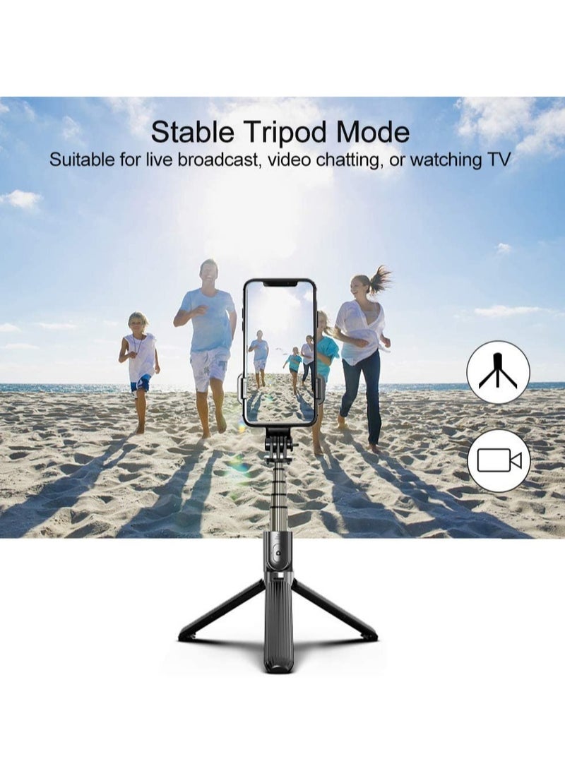 360° Rotation Tripod with Wireless Remote, Portable Phone Holder, Auto Balance 1-Axis Gimbal for Smartphones Tiktok Vlog Youtuber Live Video Record - Image 5