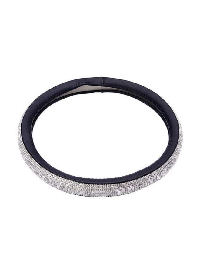 Luxury Steering Wheel Cover Decorated with Sparkling Crystals – Elegant and Sophisticated Design - Image 2