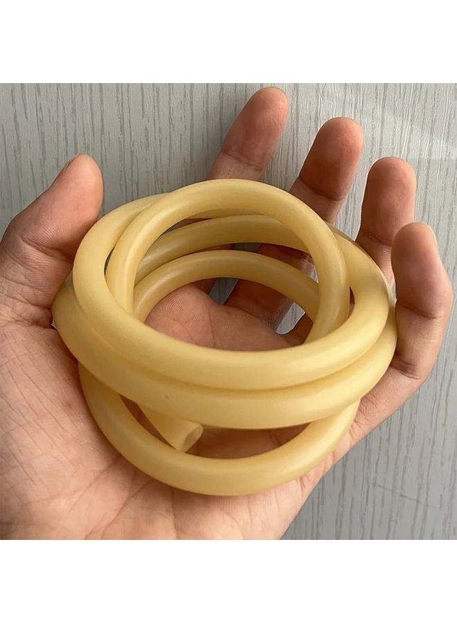 39 37 Inch Amber Latex Rubber Tubes High Elasticity Stretch 3 4x Durable Construction - Image 2