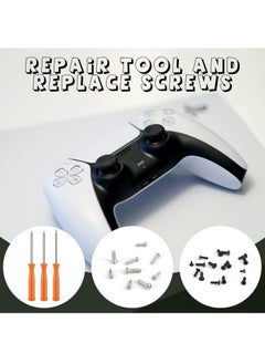 Necomi Screws Set for PS5 Xbox Controller, PS5 Controller Repair Kit, T6 and T8 Screwdrivers Phillips and Torx Security Screwdriver with Joystick Covers Compatible with PS5 Xbox  - Image 5