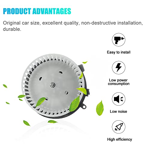 A ABIGAIL AC Heater Blower Motor Compatible with Nissan Rogue 2008-2013,Nissan Rogue Select 2014-2015,Nissan Sentra 2007-2012 - Replaces 27225-JM01B, 700253, 27225ET00A, 27225ET10A, 27225EN000 - Image 2