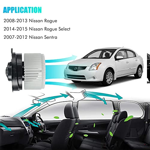 A ABIGAIL AC Heater Blower Motor Compatible with Nissan Rogue 2008-2013,Nissan Rogue Select 2014-2015,Nissan Sentra 2007-2012 - Replaces 27225-JM01B, 700253, 27225ET00A, 27225ET10A, 27225EN000 - Image 5