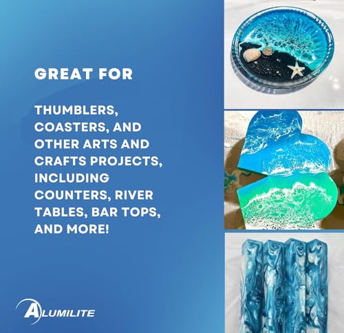Alumilite Liquid Color Dye (Ocean Blue, 1 oz) Highly Concentrated Tint for Casting Resin, Polyester, and Urethane - Ideal for Clear, Translucent, or Opaque DIY Arts & Crafts, Beginners & Professionals - Image 2