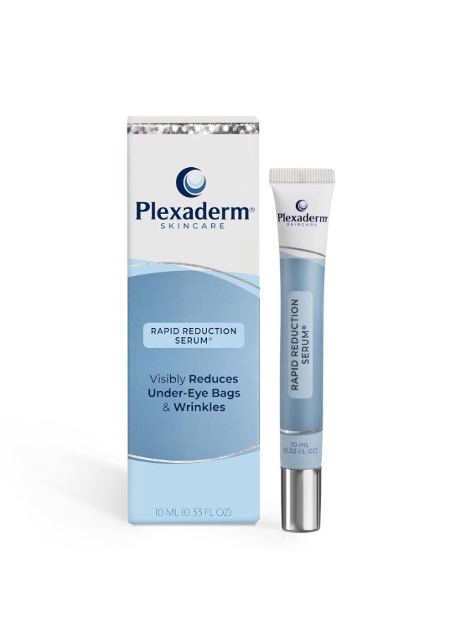Plexaderm Rapid Reduction Eye Serum - Visibly Reduces Under-Eye Bags, Wrinkles, Dark Circles, Fine Lines & Crow's Feet Instantly, Anti Aging Wrinkle Remover for Face, Full Size Tube - Image 1