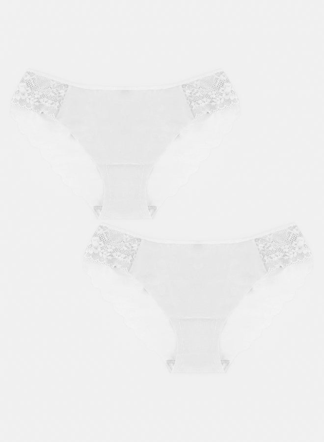 Lasso Lycra Set Of 2 Pieces Invisible Bikini Underwear For Women - Image 1