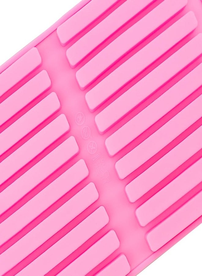 Arvintas 2 PACK Chocolate Rod Stick Silicone Strip Molds, 20 Bars Strips Biscuit Candy Molds for Cookies Candy Crayon Candle Soap Ice Cube Tray - Image 4