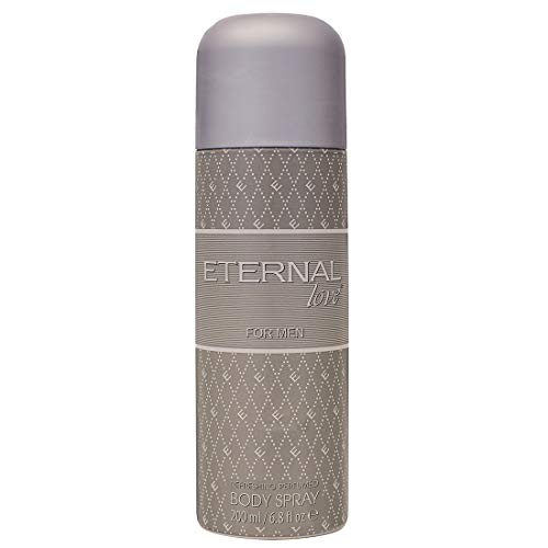 Eternal Love Body Spray for Men | Travel Size | Fresh, Cool & Energizing Scent | Long-Lasting Perfume | Woody Body Spray for Man | Gift for Him | 200ml - Image 1