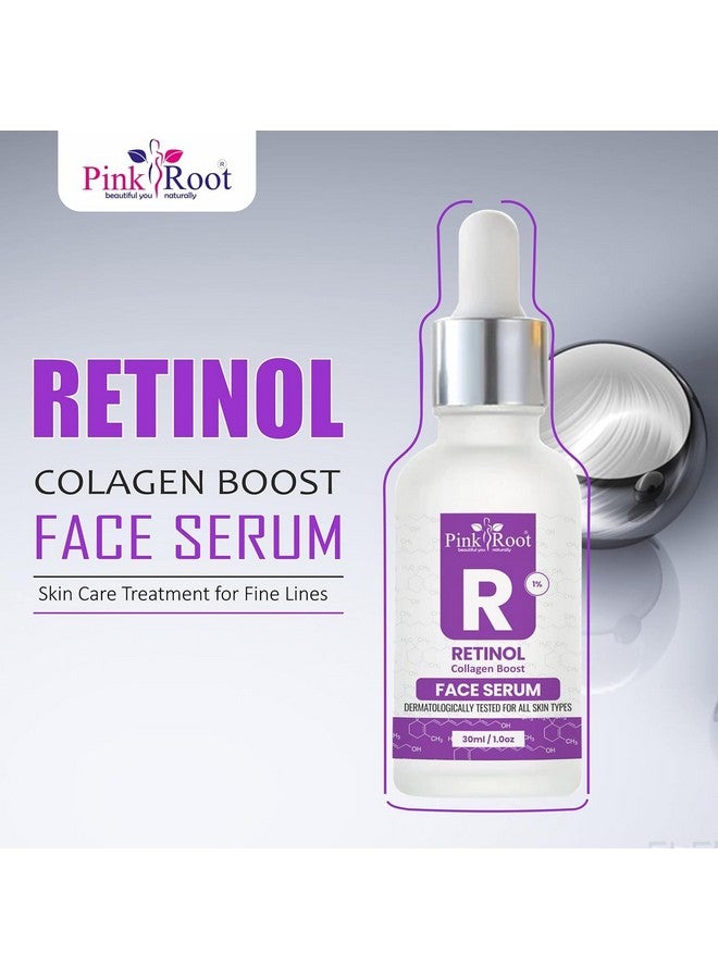 Pink Root Retinol Facial Serum for Wrinkles & Dark Spots,Anti-Aging Serum - - Image 4