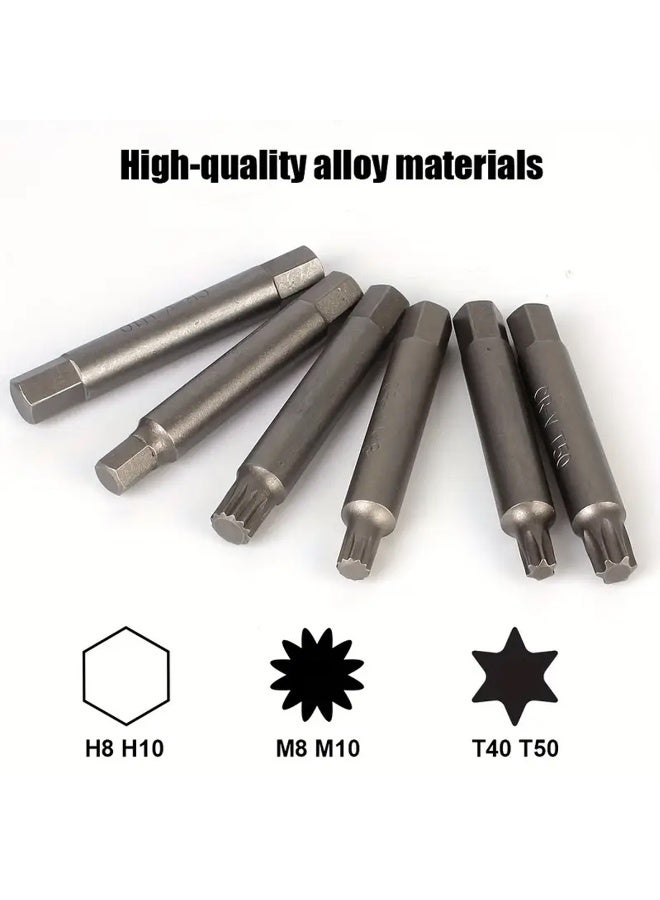 13PCS Alternator Pulley Removal Tool Kit Socket Set for Automotive Repair Maintenance - Image 5