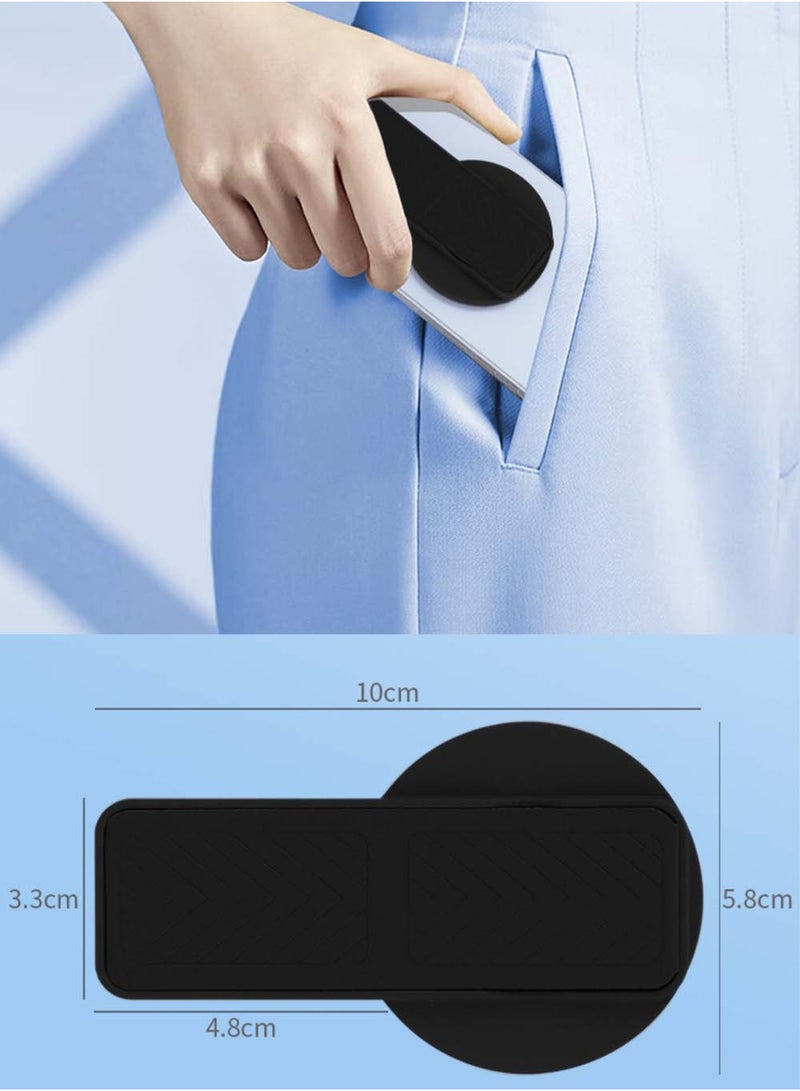 X-level MagSafe Magnetic Leather Folding Phone Stand,Ring Desktop Lazy Stand,Compatible with Mag Safe Finger Loop,Phone Ring Holder Strap for iPhone 15/16 Pro max/Samsung Galaxy S24/S25 Ultra Series,Magnet with Black Stand - Image 3