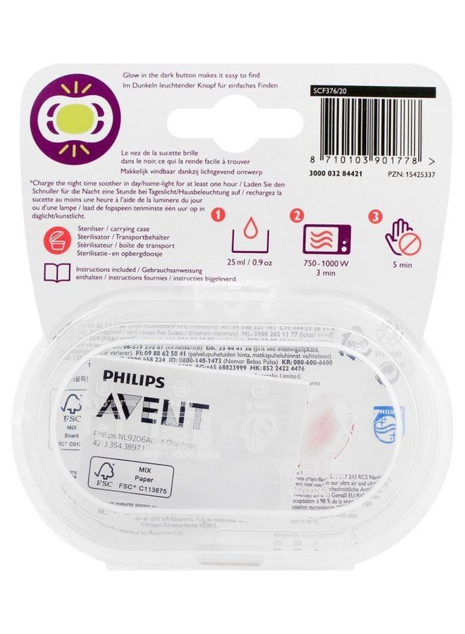 Philips Avent 2-Piece Ultra Air Night Soother - Image 3